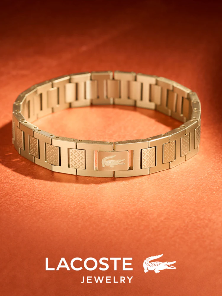 Lacoste Gold Metropole Bracelet